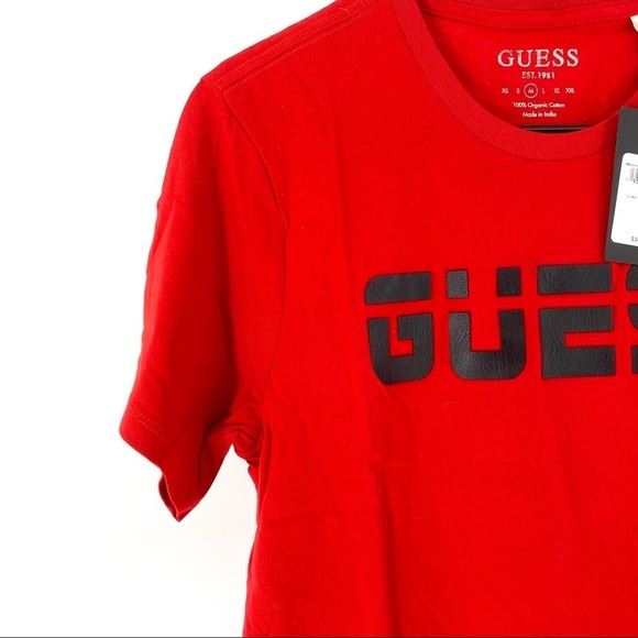 GUESS Men's Short Sleeve Logo Graphic T-shirt - M - Picture 3 of 6